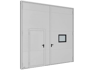 Распашные гаражные ворота SG-SS 3000x3500